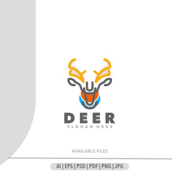Natural Deer Logo Templates 330823