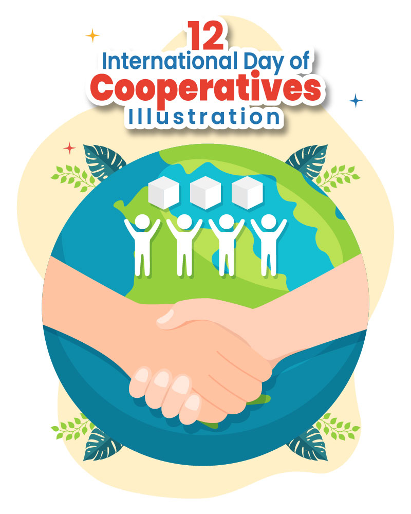 12 International Day of Cooperatives Illustration