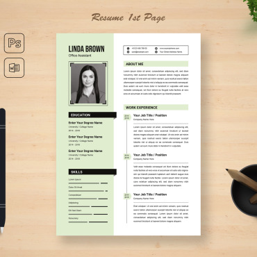 With Photo Resume Templates 330918