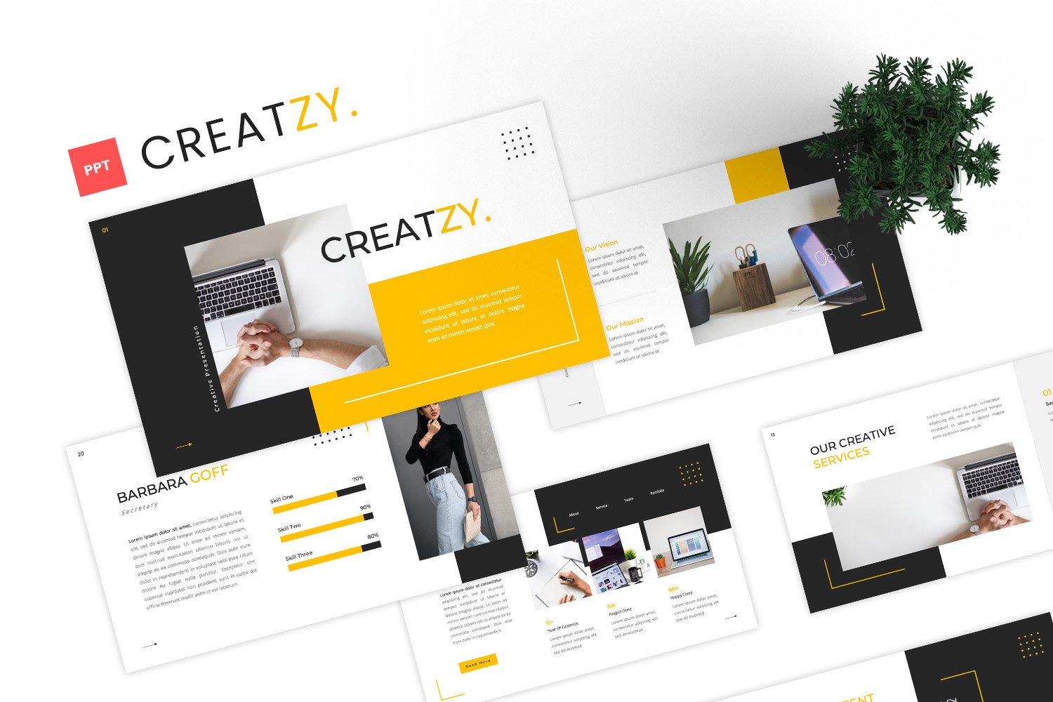 Creatzy - Creative Powerpoint Template