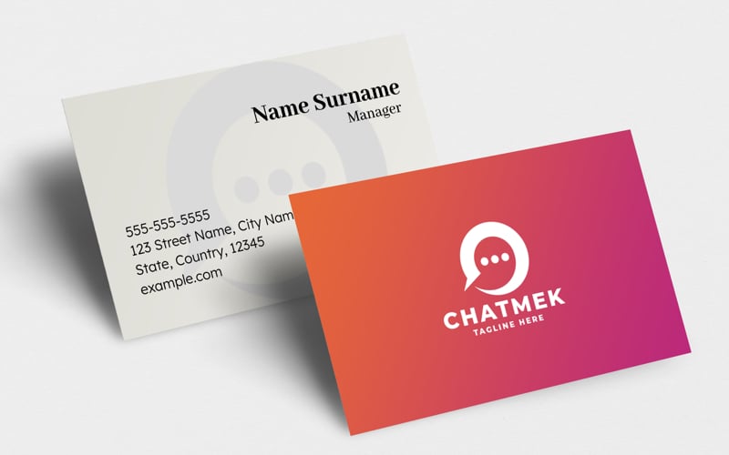 Chatmek Pro Logo Template