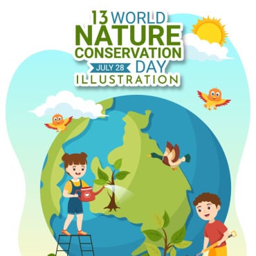 Conservation Day Illustrations Templates 331024