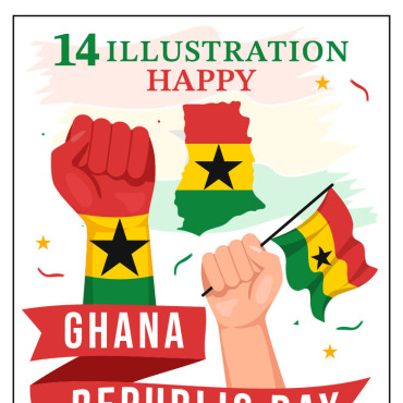 Ghana Day Illustrations Templates 331035