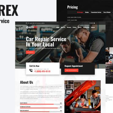 Repairs Car Landing Page Templates 331086