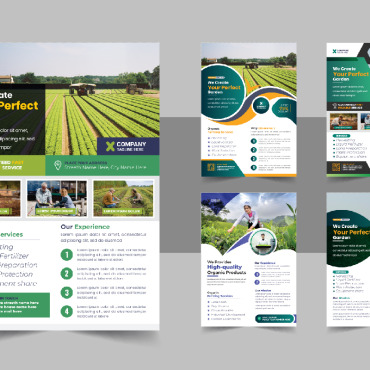 Agriculture Flyer Corporate Identity 331101