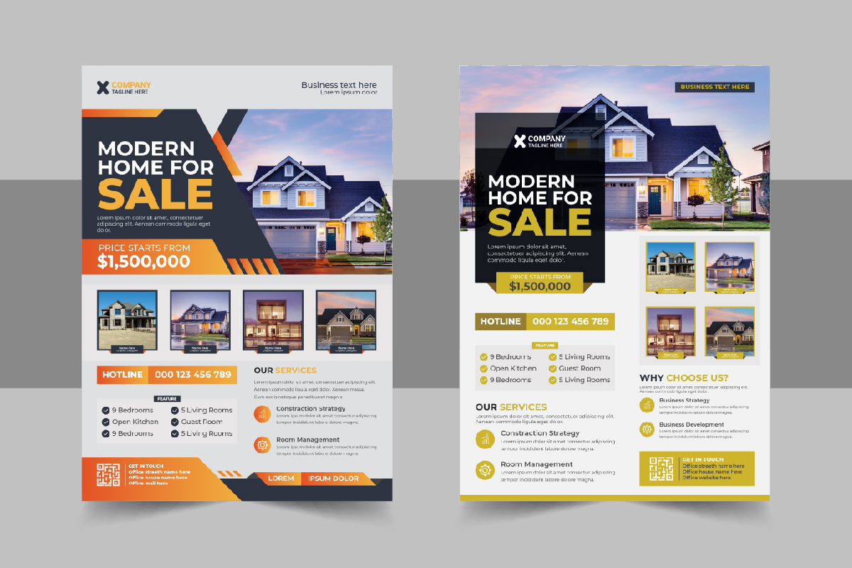 Modern Real Estate Property Flyer Template