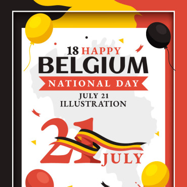 Day Belgium Illustrations Templates 331167