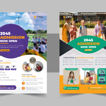 Admission Flyer Corporate Identity 331237