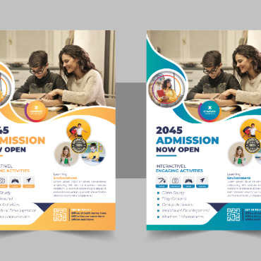 Admission Flyer Corporate Identity 331246