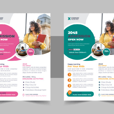 Admission Flyer Corporate Identity 331247