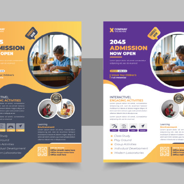 Admission Flyer Corporate Identity 331249