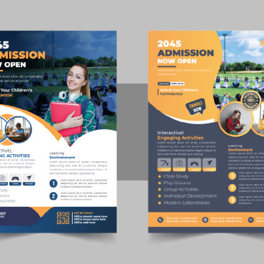 Admission Flyer Corporate Identity 331251