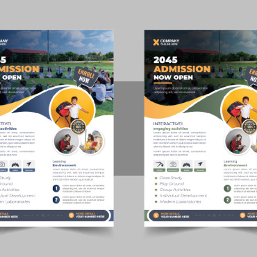 Admission Flyer Corporate Identity 331253