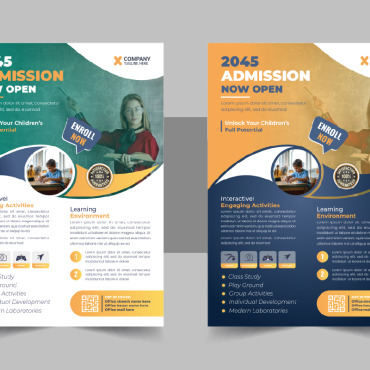 Admission Flyer Corporate Identity 331256