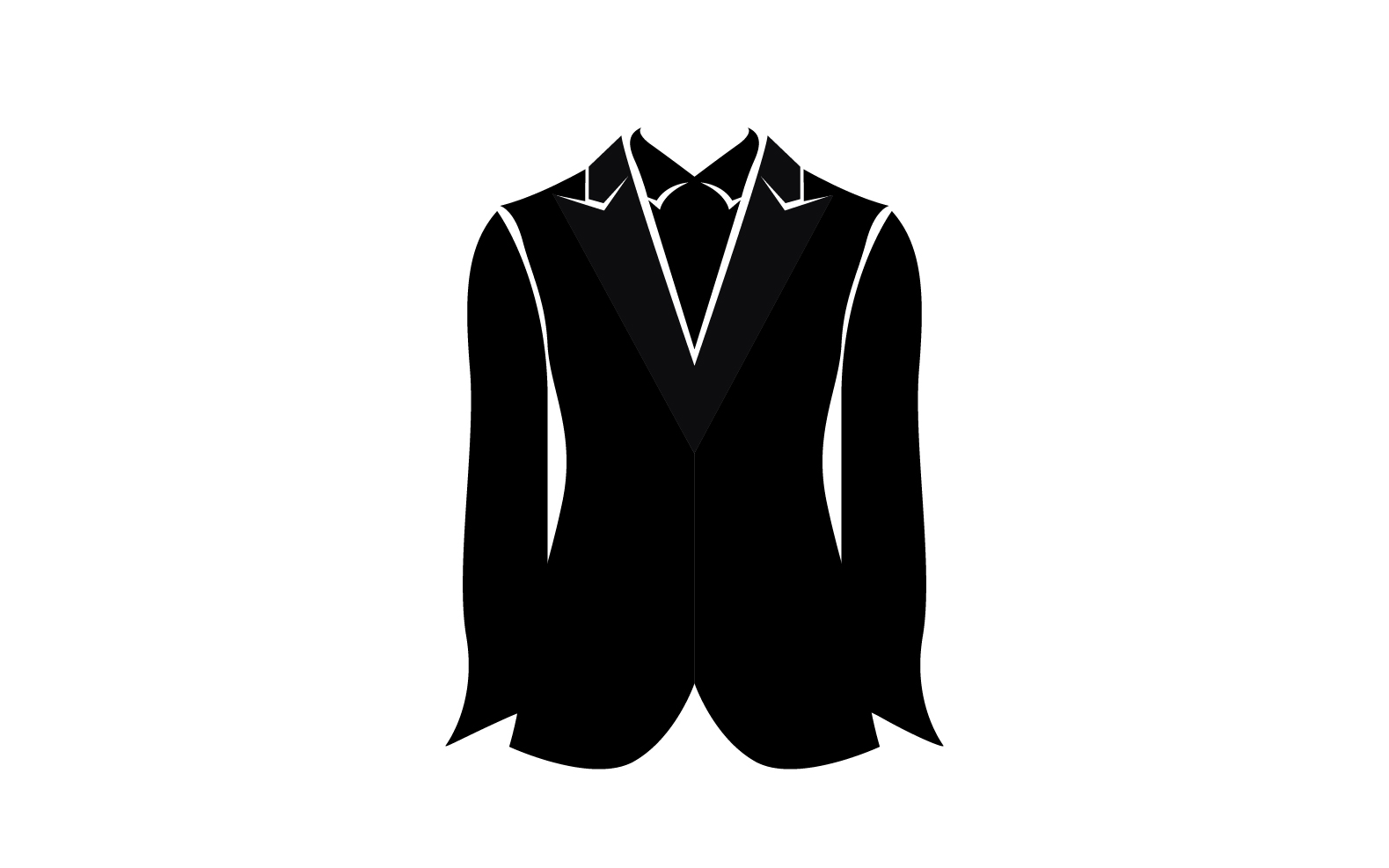 Maid suit logo and symbol vector design v6