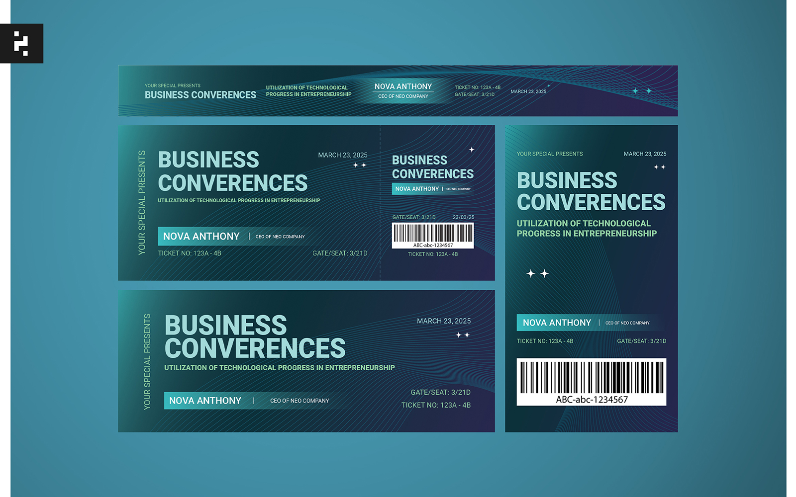 Business Conference Ticket Pack