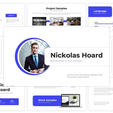 Resume Cover PowerPoint Templates 331475