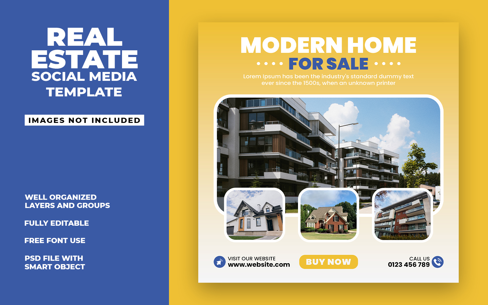 Real Estate - Social Media Template