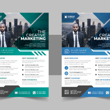 Flyer Clean Corporate Identity 331703