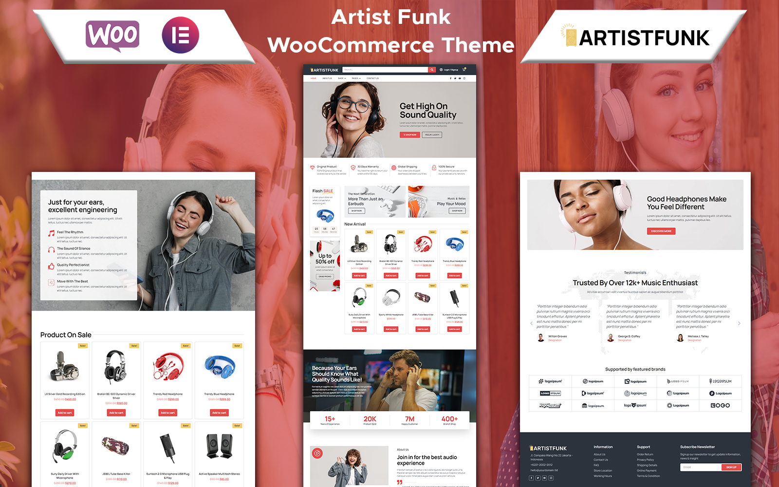 Artist Funk - WooCommerce Music & Audio Store