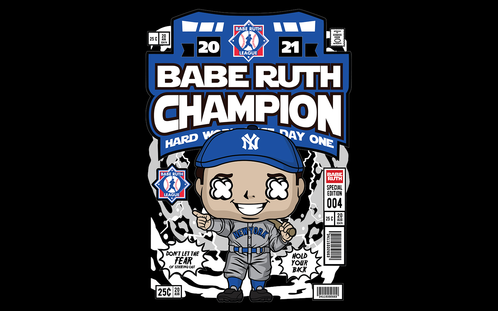 Baseball Babe Champhion Ilustrator