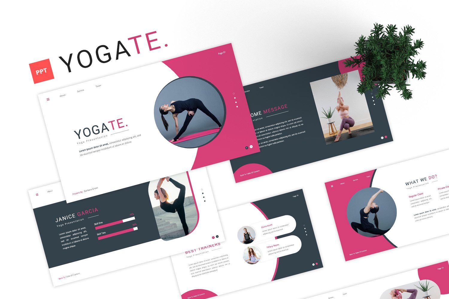 Yogate - Yoga Powerpoint Template