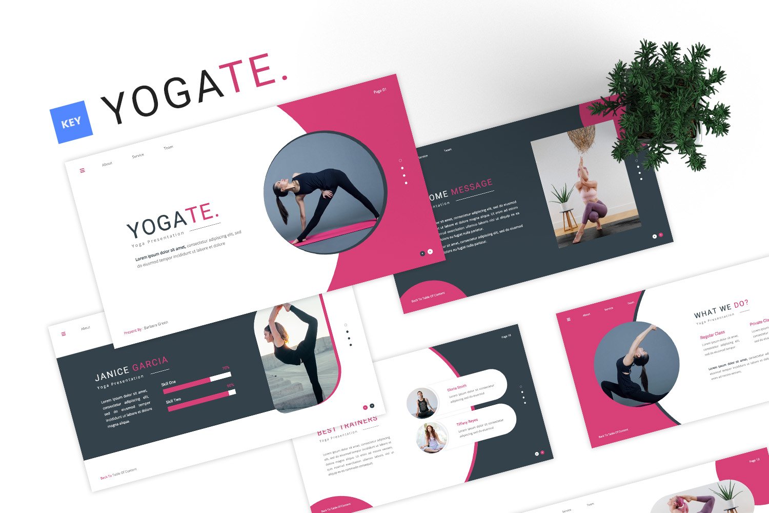 Yogate - Yoga Keynote Template