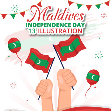 Maldives Independence Illustrations Templates 331886