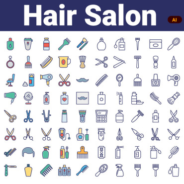Salon Fashion Icon Sets 331992