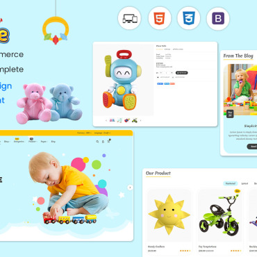 Baby Cars Responsive Website Templates 331999