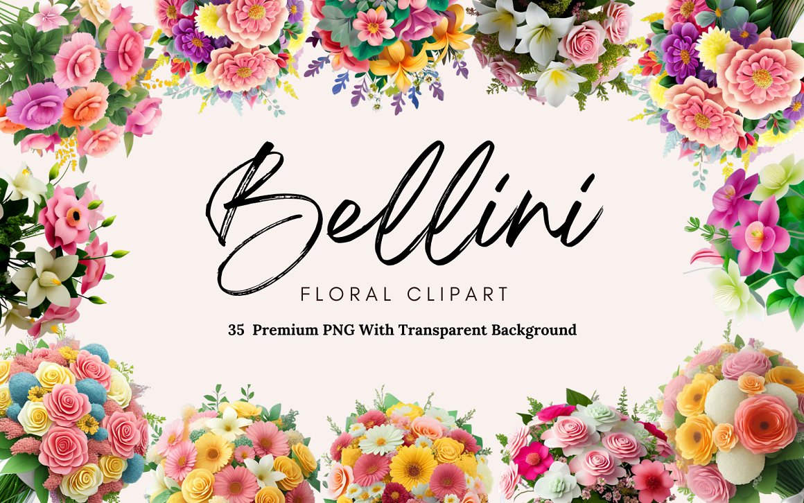 Bellini Floral Premium PNG Clipart