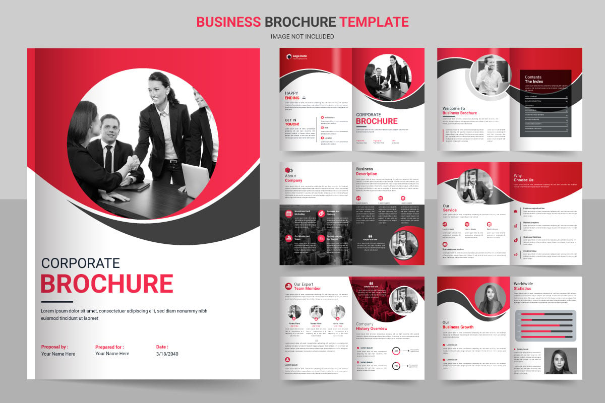 Business brochure template layout design,minimal business brochure design template