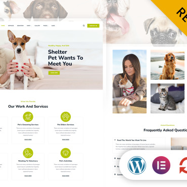 Care Animals WordPress Themes 332132