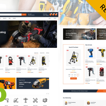 Construction Drill Shopify Themes 332144