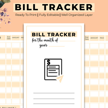 Tracker Bill Planners 332192