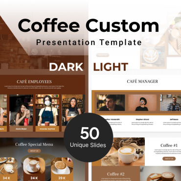 Custom Coffee PowerPoint Templates 332212