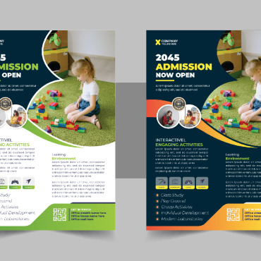 Admission Flyer Corporate Identity 332221