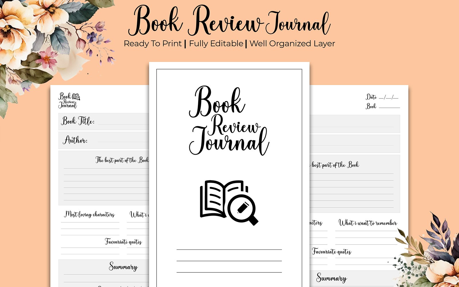 Book Review Journal Kdp Interior