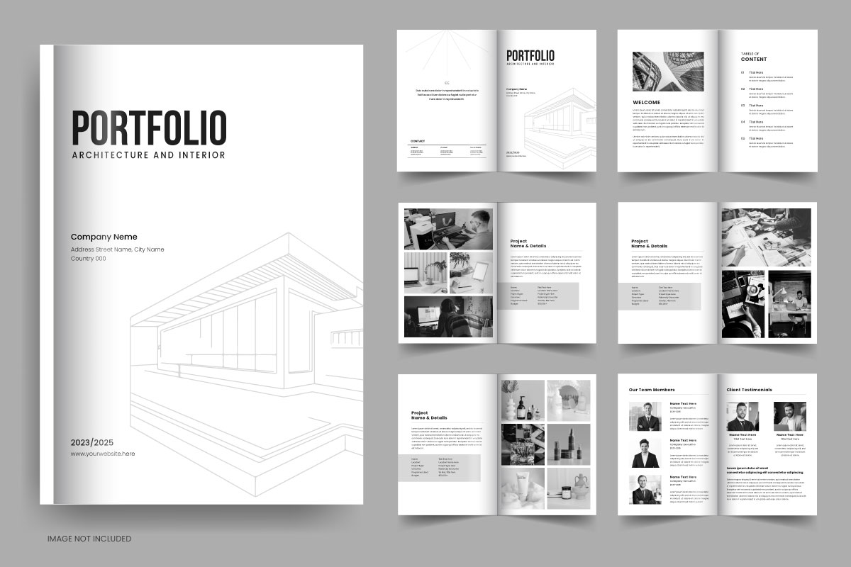 Building and Architecture Portfolio Template