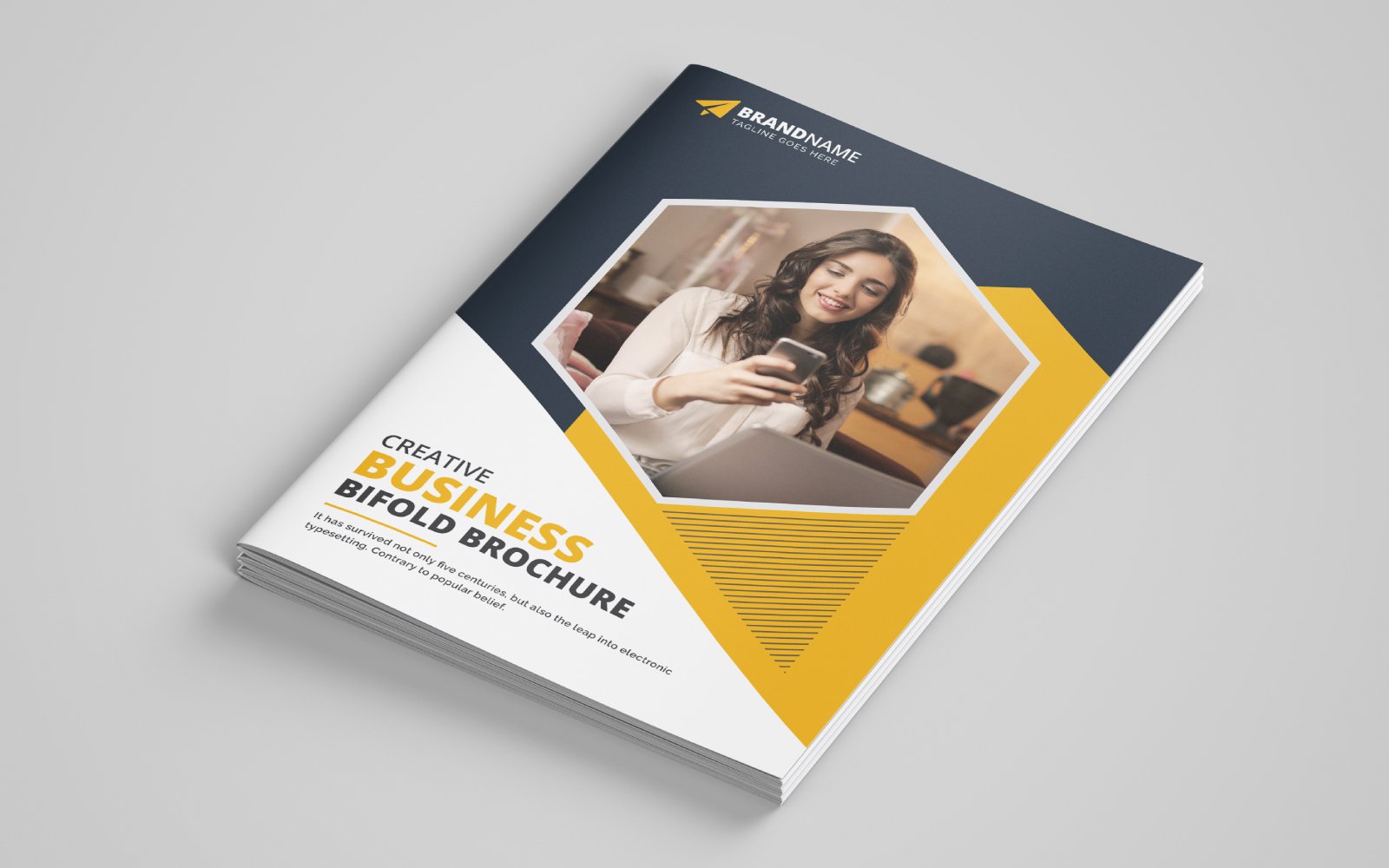 Business Bifold Brochure Template V1