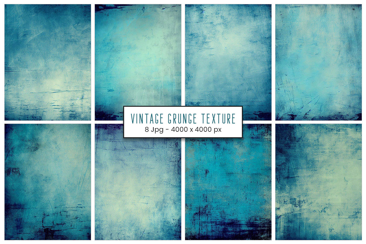 Vintage grunge texture blue background