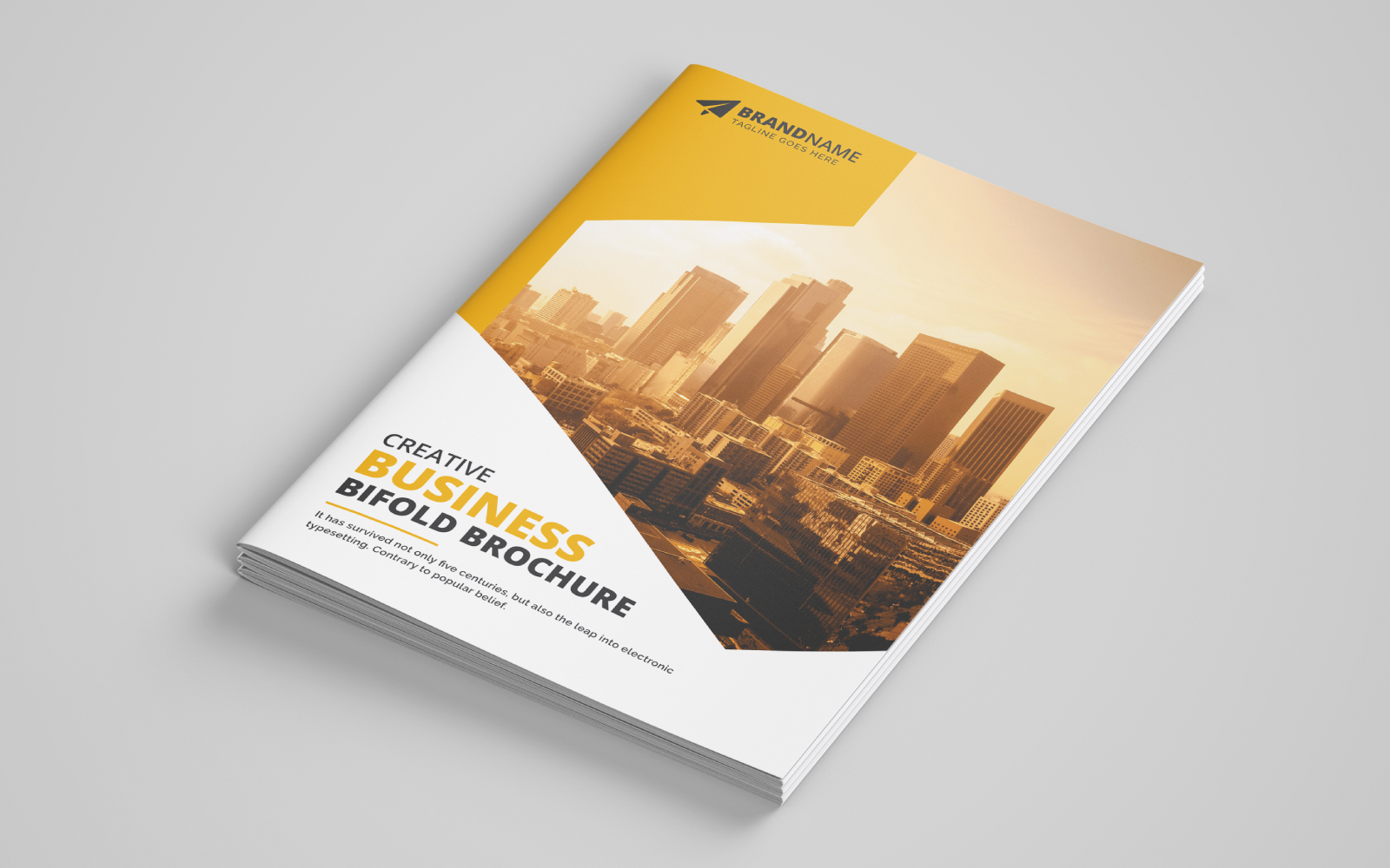 Business Bifold Brochure Template V9