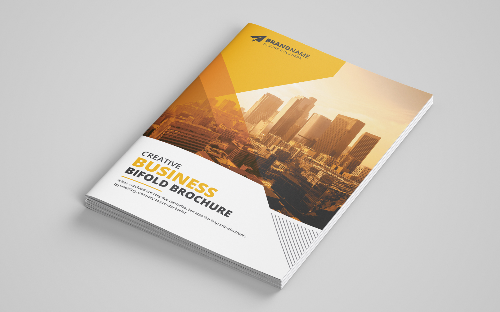 Business Bifold Brochure Template V11