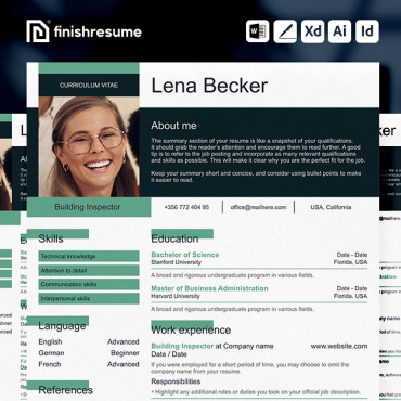Inspect Building Resume Templates 332635