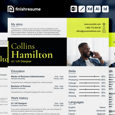 Research Wireframing Resume Templates 332643