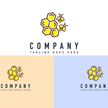 Honey Logo Logo Templates 332723