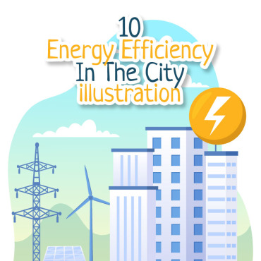 Efficiency Energy Illustrations Templates 332800
