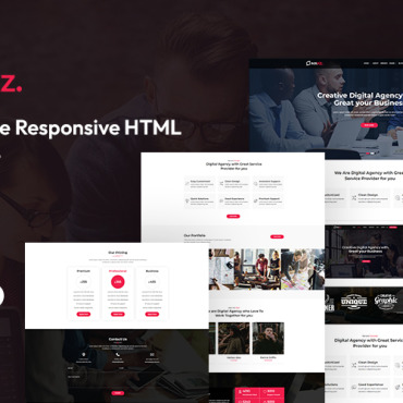 Bootstrap Business Responsive Website Templates 332848