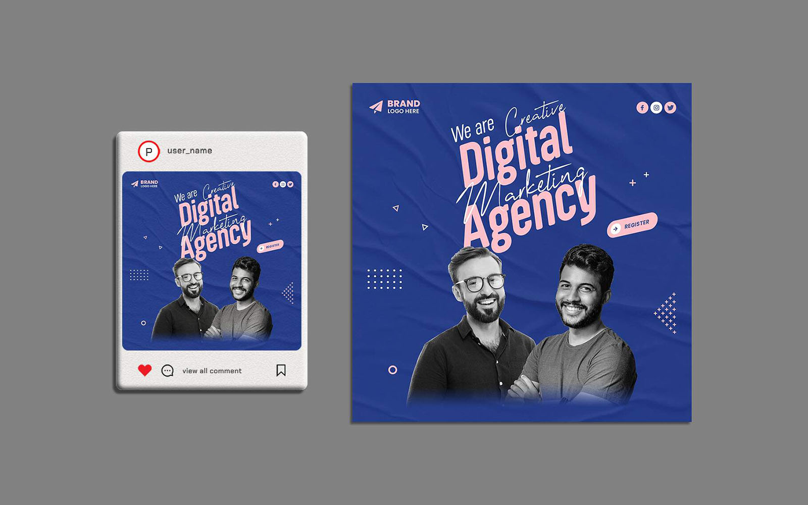 Digital Marketing Agency Social Media Post Template 04