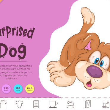 Cartoon Dog Vectors Templates 332962